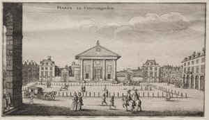 Views of London: The Piazza in Covent Garden by Wenceslaus Hollar