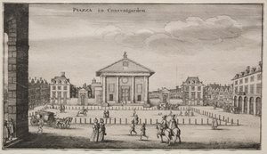 Views of London: The Piazza in Covent Garden by Wenceslaus Hollar