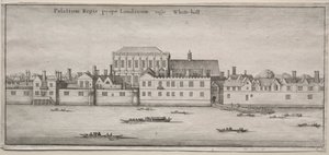 Views of London: Whitehall from the River by Wenceslaus Hollar