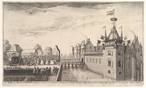 Visit to A. Roelants by Wenceslaus Hollar