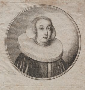Woman with a Millstone Ruff by Wenceslaus Hollar