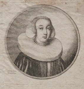 Woman with a Millstone Ruff by Wenceslaus Hollar