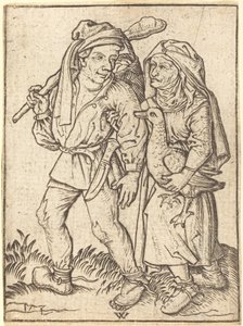 Farmer and Wife with Goose