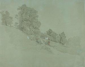 Hillside Landscape by Werner Holmberg
