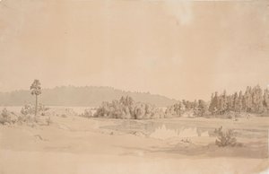 Bay of Lake Näsijärvi by Werner Holmberg