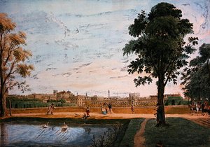 View of the Orangery, in front of the Friedrichsthore near Kassel