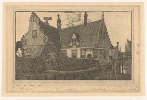 Wooden House by the Water in Zaandijk