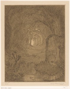 Jungle in Java by Wijnand Otto Jan Nieuwenkamp (signed by artist)