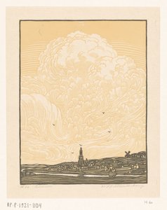 Rhenen by Wijnand Otto Jan Nieuwenkamp (signed by artist)