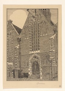 Western Facade of the Noorderkerk in Hoorn