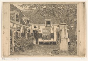 Courtyard of Loo in Haarlem