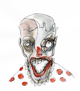 Creepy Clown Grin