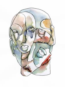 Fragmented Human Faces