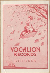 Vocalion Records Bulletin by Wilfred Fryer, Curtis Advertising Agency