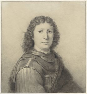 Portrait of a Young Man with Gorget and Chain by Wilhelm Adrian Netscher