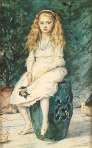 Portrait of Nina Lehmann, aged nine, after Millais