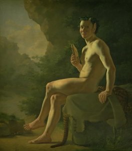 Young Pan in a Cave. Model Figure by Wilhelm Bendz