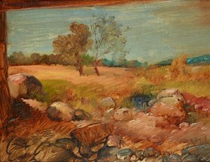 View from a Barn by Wilhelm Busch