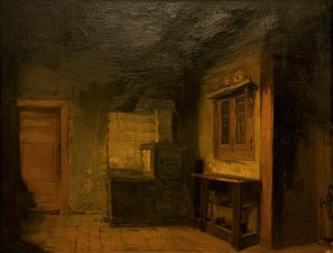 Kitchen in the Parsonage in Wiedensahl by Wilhelm Busch