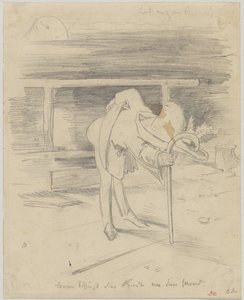 Speech to the Moon: Kiss My A...! by Wilhelm Busch