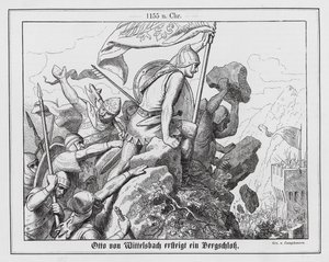 Otto of Wittelsbach Besieging a Mountain Castle, Italy