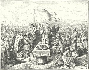 Taborites Taking Communion in the Open Air by Wilhelm Camphausen