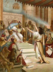 Joseph interpreting the dreams of the Pharaoh by Wilhelm Ebbinghaus