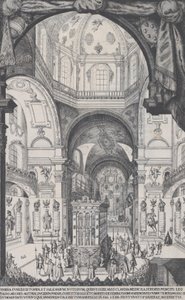 Catafalque of Leopold, Archduke of Austria by Wilhelm Frommer