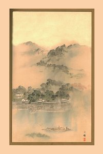 A Spring Morning on the River Yodo, c1870, 1886