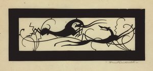 Goat and Hound by Wilhelm Hunt Diederich