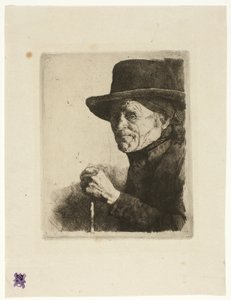 Old Man with a Walking Stick