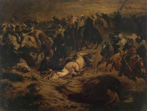 Wounding of Blücher at Ligny