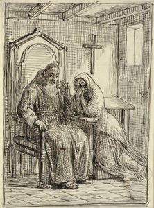 The Terrified Confessor by Wilhelm Marstrand