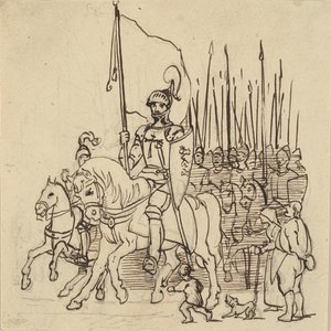 Holger Danske Leading His Riders