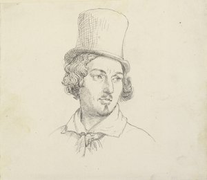 Head of a Man with a High Hat