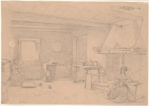 Italian Peasant House by Wilhelm Marstrand