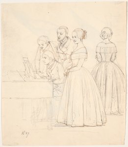 Male Duet with Piano Accompaniment; Also Two Ladies by Wilhelm Marstrand