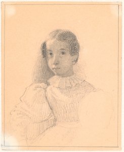 Portrait of Adelaide Emilie Waagepetersen by Wilhelm Marstrand