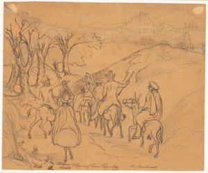 Excursion to the Alban Hills by Wilhelm Marstrand