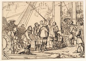 Draft for the Painting in Christian IV