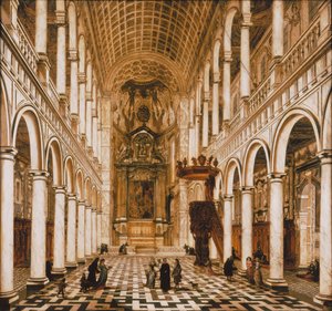 Interior of the Jesuit Church in Antwerp