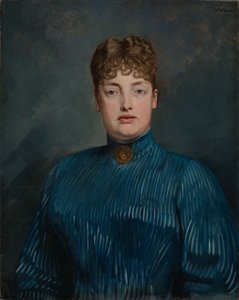 Portrait of Miss Elly Neal by Wilhelm Trübner