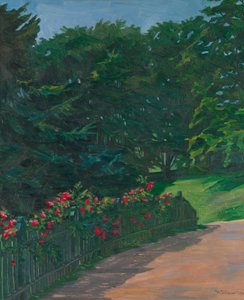Landscape by Wilhelm Trübner