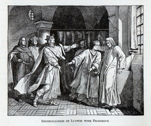 Reconciliation of Ludwig with Friedrich by Wilhelm Werthmann