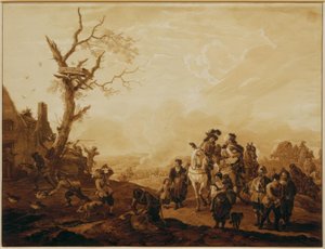 Plundering of a Village by Soldiers