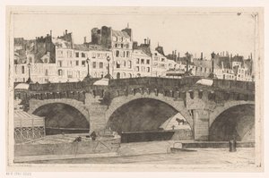Pont Neuf by Willem Adrianus Grondhout (signed by artist)
