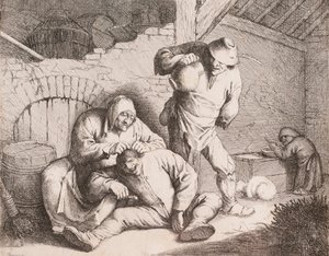 Lice Remover, after Anthonie Victoryns by Willem Basse