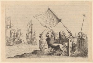 Lions Protecting the Garden of the United Provinces by Willem Basse
