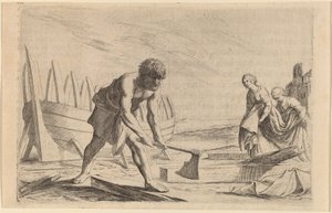 Ulysses on the Island of the Goddess Calypso by Willem Basse