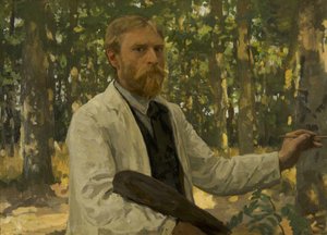 Self-portrait in a Wooded Landscape, 1895